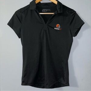 Nike Golf Cleveland Browns Fit Dri-FIT Polo Black Small